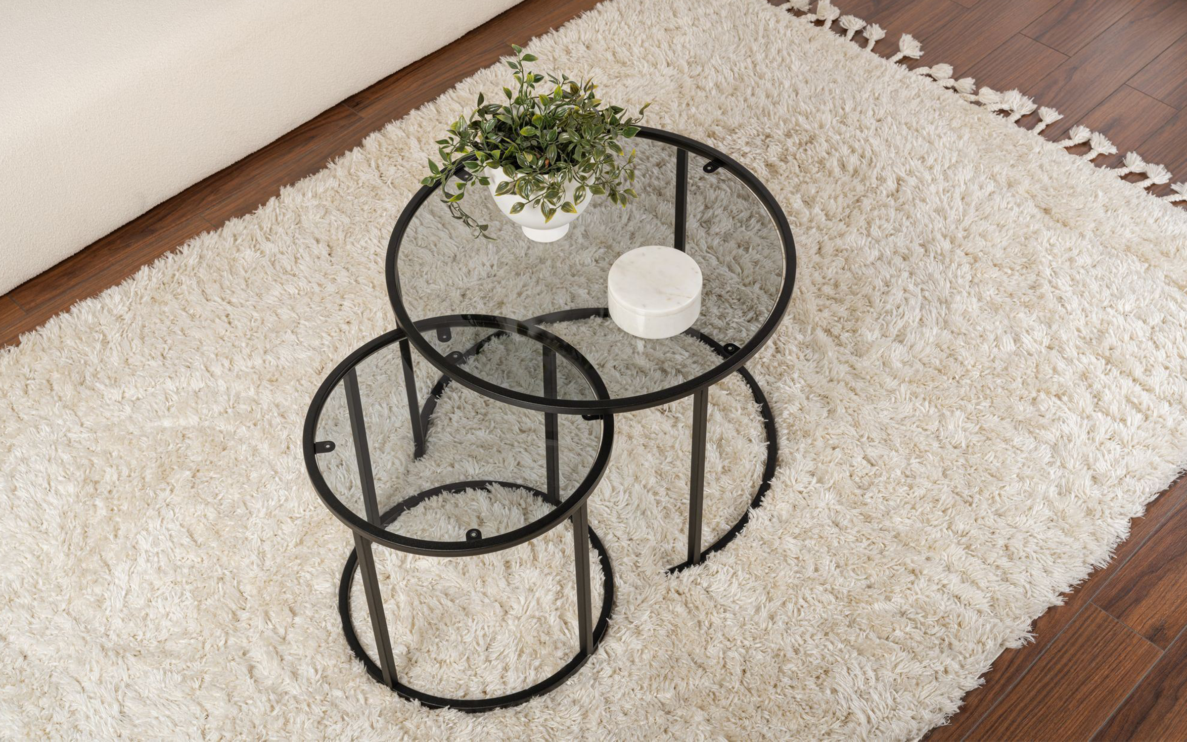 Set masute de cafea Anira, negru  4